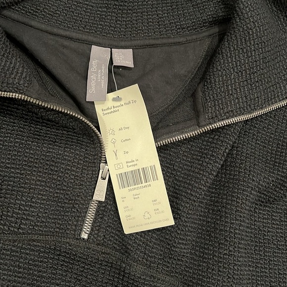 Sweaty Betty London restful boucle half zip pullover - Picture 5 of 6